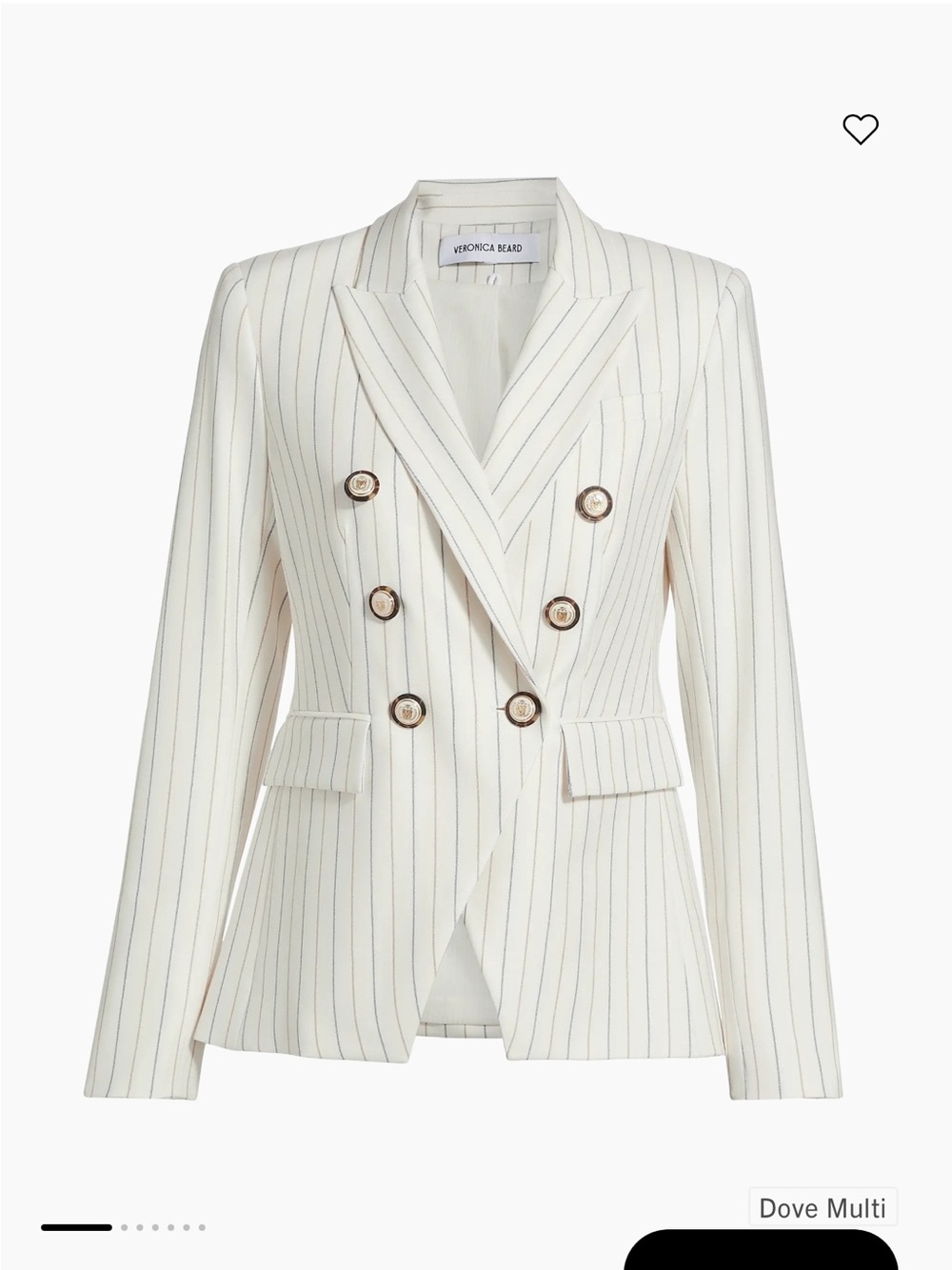 NWOT Veronica Beard Miller Dickey Jacket